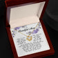 To My Beautiful Mom Love Knot Necklace