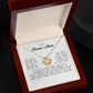 To My Bonus Mom, Love Knot Necklace