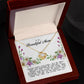 To My Beautiful Mom, Love Knot Necklace