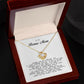 To My Bonus Mom, Love Knot Necklace