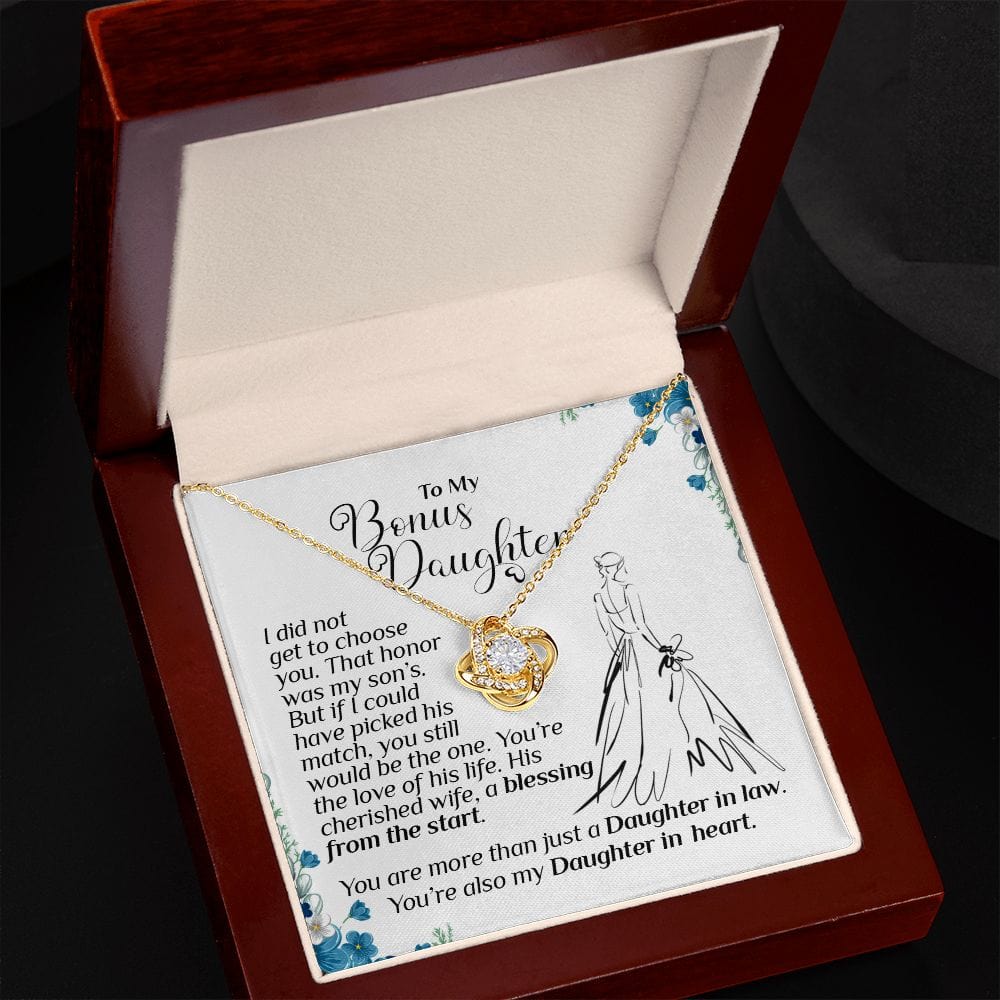 To My Bonus Daughter, Daughter-In-Law Gift On Wedding Day, Future Daughter In Law, Gift For Bride From Mother & Father In Law