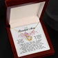 To My Beautiful Mom Love Knot Necklace