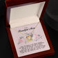 To My Beautiful Mom Love Knot Necklace