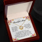 To my Beautiful Mom, Mother's Day Gift, Love Knot Necklace