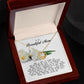 To my Beautiful Mom, Love Knot Necklace, Mother's Day Gift
