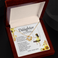 To My Daughter, Love Knot Necklace