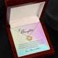 To Our Daughter, Love Knot Necklace