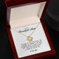 To my Beautiful Mom, Mother's Day Gift, Love Knot Necklace