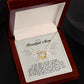 To My Beautiful Mom Love Knot Necklace
