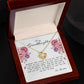 To My Granddaughter, Love Knot Necklace