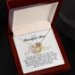 To My Beautiful Mom Love Knot Necklace