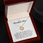 To My Beautiful Mom, Love Knot Necklace