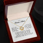 To My Bonus Mom, Love Knot Necklace