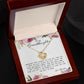To My Granddaughter, Love Knot Necklace