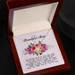 To My Beautiful Mom Love Knot Necklace