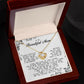To My Beautiful Mom Love Knot Necklace
