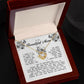 To My Beautiful Mom Love Knot Necklace