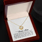 To My Bonus Mom, Love Knot Necklace