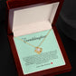 To My Granddaughter, Love Knot Necklace