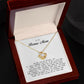 To My Bonus Mom, Love Knot Necklace