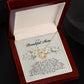 To My Beautiful Mom, Love Knot Necklace