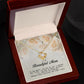 To my Beautiful Mom, Love Knot Necklace, Mother's Day Gift
