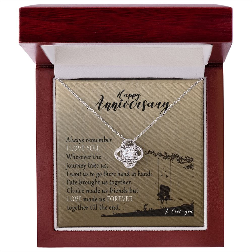 Happy Anniversary, Girlfriend Anniversary Gift, Wife Anniversary Gift, Wedding Anniversary Idea, Jewelry Message Card, Romantic Gift for Her