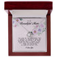 To my Beautiful Mom, Mother's Day Gift, Love Knot Necklace