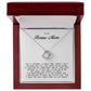 To My Bonus Mom, Love Knot Necklace