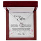 To My Loving Mom, Love Knot Necklace