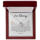 Forgive Me Gift, Love Knot Necklace