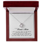To My Bonus Mom, Love Knot Necklace