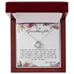 To My Granddaughter, Love Knot Necklace
