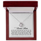 To My Bonus Mom, Love Knot Necklace