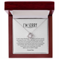 Sorry Gift for Her, Love Knot Necklace