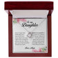 To My Daughter, Love Knot Necklace