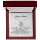 To My Bonus Mom, Love Knot Necklace