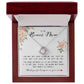 To My Bonus Mom, Love Knot Necklace