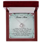 To My Bonus Mom, Love Knot Necklace