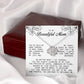 To My Beautiful Mom Love Knot Necklace