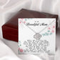To my Beautiful Mom, Mother's Day Gift, Love Knot Necklace