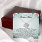 To My Bonus Mom, Love Knot Necklace