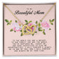 To my Beautiful Mom, Interlocking Hearts Necklace
