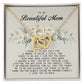 To My Beautiful Mom, Interlocking Hearts Necklace