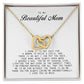 To My Beautiful Mom, Interlocking Hearts Necklace