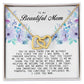 To my Beautiful Mom, Interlocking Hearts Necklace