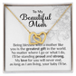 To My Beautiful Mom, Interlocking Hearts Necklace