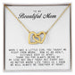 To my Beautiful Mom, Interlocking Hearts Necklace