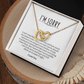 Apology Gift for Her, Interlocking Hearts Necklace