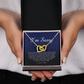 Interlocking Heart Necklace, I'm Sorry Card, Apology Gift For Her, Forgiveness Gift, I'm Sorry Gift For Wife / Girlfriend, Gift To Say Sorry